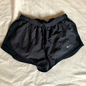 Black Nike Dri-fit Running Shorts with liner